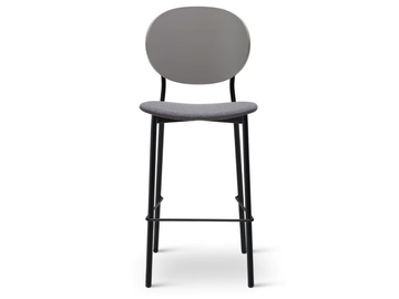COCO METAL 362-M - High steel stool with back by Origins 1971 - view 3